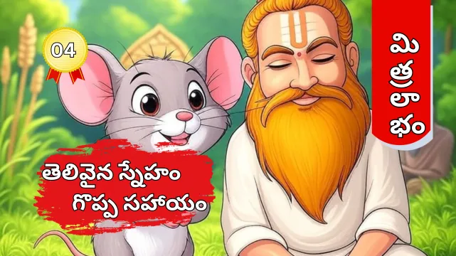 ఎలుక మరియు సన్యాసి కథ - చిన్న స్నేహం గొప్ప సాయం : Telugu Panchatantra Tales